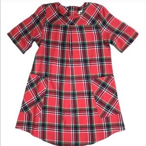 Peas and Queues Plaid Toddler Dress❤️